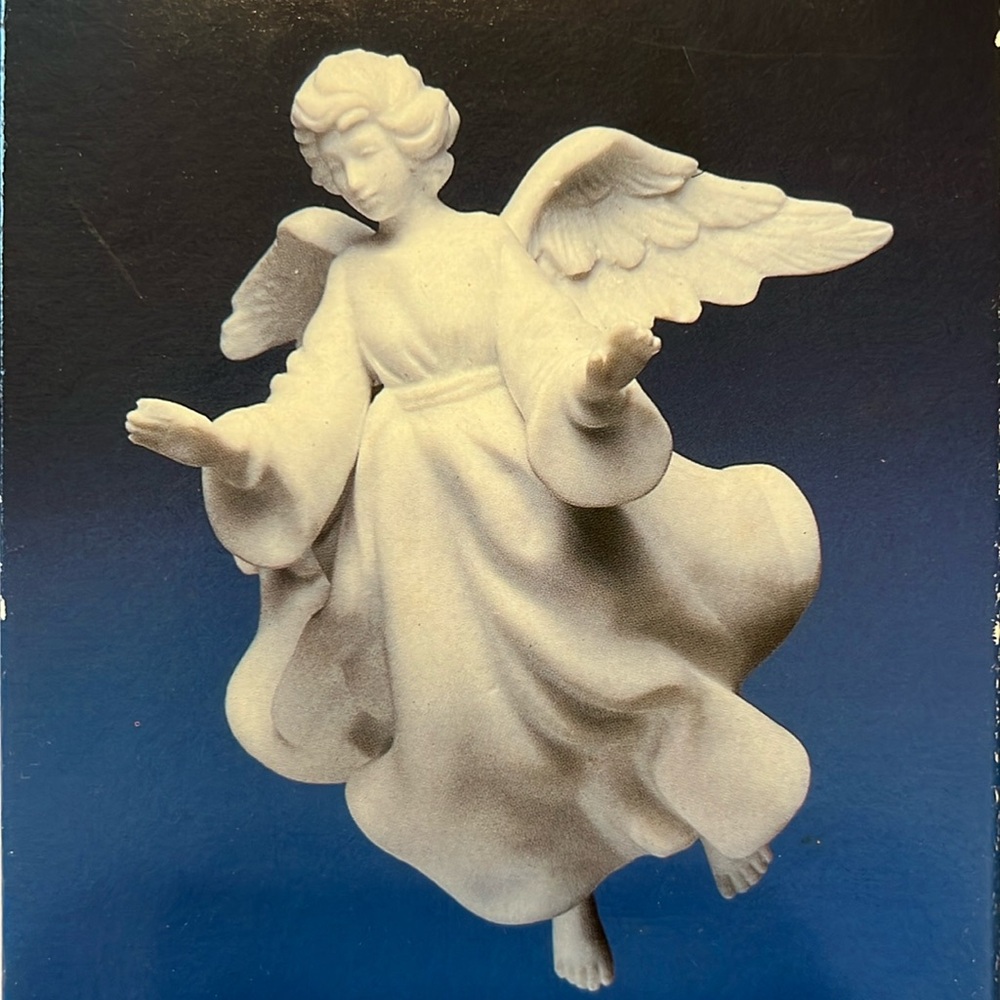 Avon “floating” Angel is porcelain and also from 1985.